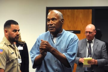 O.J. Simpson in a courtroom